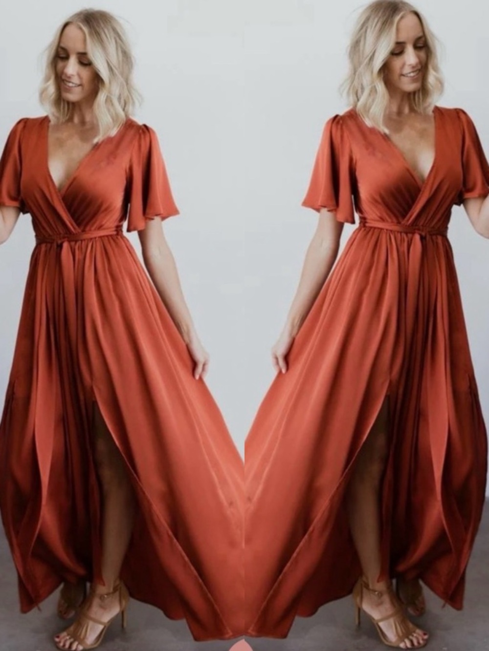 Baltic Born | Sicily Satin Maxi Dress